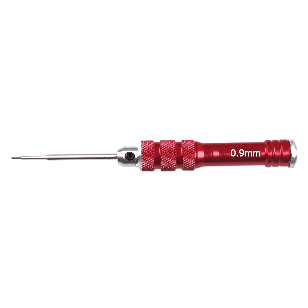 HSS Red Handle Hex Screwdriver Tool Set for RC Helicopter Repair Tools