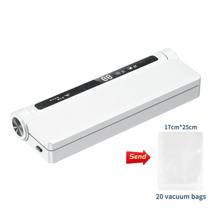 Household Fully Automatic Vacuum Sealer Kitchen Small Sealing Fresh-keeping Machine Food Vacuum Packaging Machine
