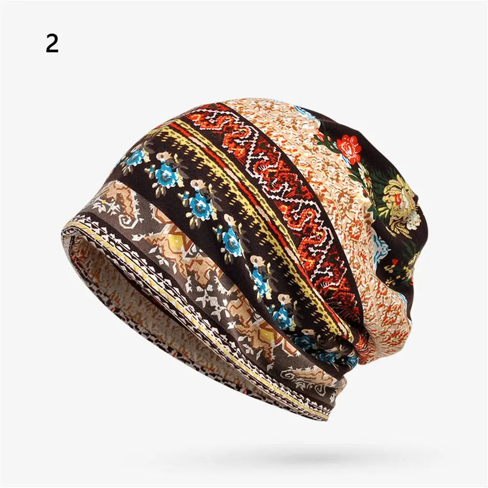 Cotton Soft Beanies Sleep Caps Winter Warm Chemo Hat Women Turban Hat Head Wrap Muslim Hijabs