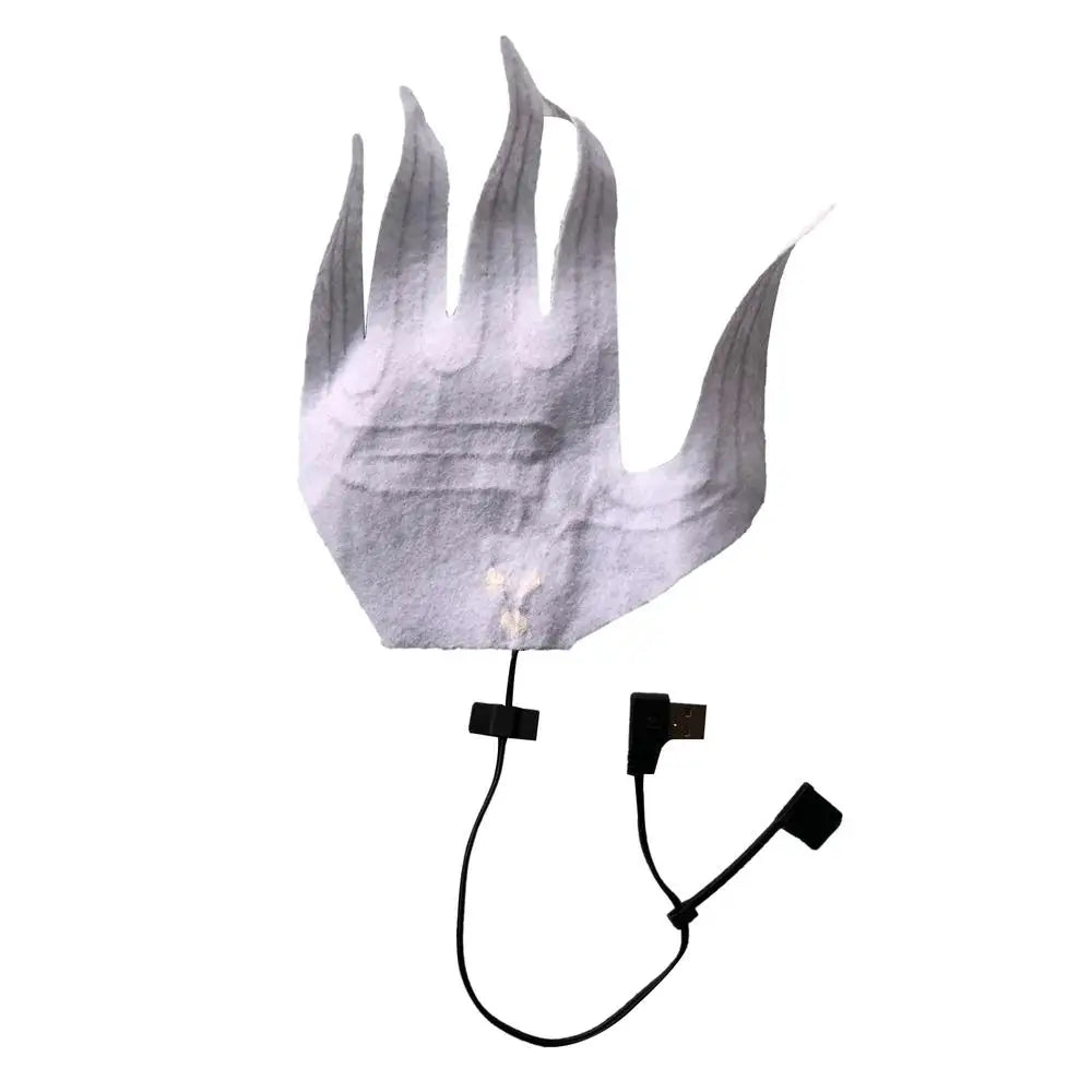 USB Heated Pad Winter Warm Gloves Heating Pad Electric Heating Film Gloves Heating Shoes Sheet Pad Outdoor Skiing Camping 1pc