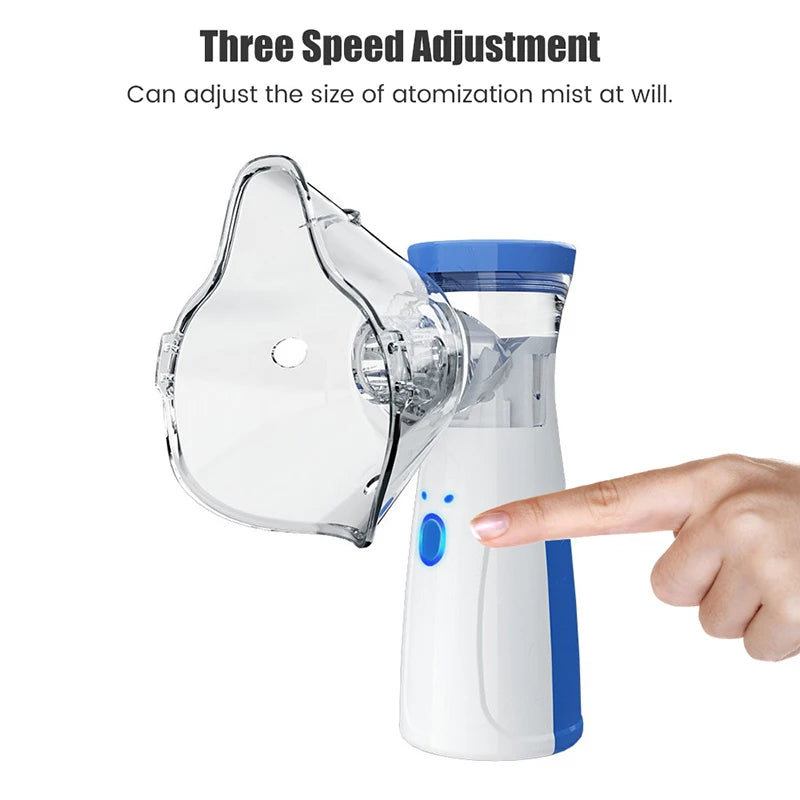 Outdoor Portable Nebulizer Silent Mesh Mini First Aid Kit Handheld Asthma Inhaler Atomizer Kids Adult Saving Emergency Device