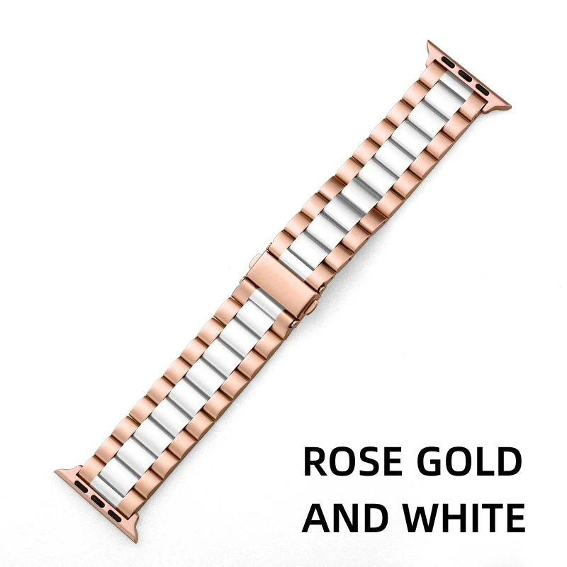 Stainless steel Strap For Apple Watch band UItra 49mm 9 8 7 45mm 41mm metal belt on Iwatch series 6 5 4 SE 3 44mm 42mm 40mm 38mm
