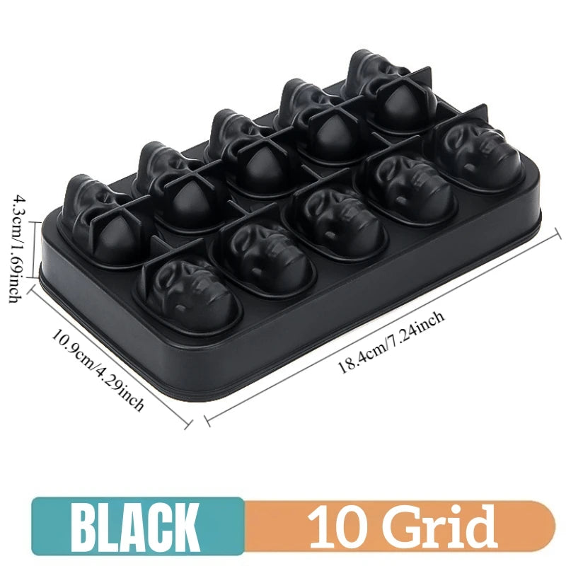 4/6/8/15Grids Silicone Ice Cube Molds Spherical Ice Molds Reusable Whiskey Ice Cube Molds Cocktail Freezer DIY Homemade Barware
