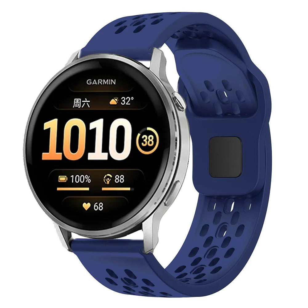 18/20/22mm Silicone Strap for Garmin Venu 4 45/41mm Venu 3 3s Sq 2 Plus Forerunner 170 70 570 265 255 Bracelet Active 6 5 Correa