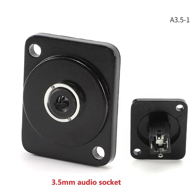 D-type Multifunctional Data Module 86 Panel audio video socket XLR VGA BNC RJ45 RJ11 Jack 3.5/6.35 RCA USB3.0 TypeC Connector