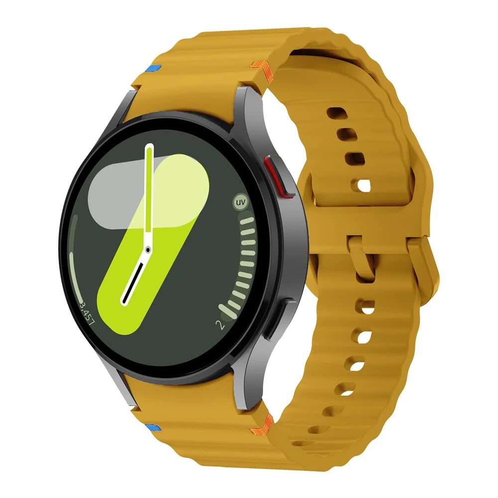 Original Sport Straps for Samsung Galaxy watch 4/5 Pro/6/7/6 classic 44mm 40mm 45 Silicone bracelet correa Galaxy watch 7 Band
