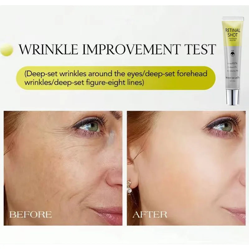 Retinal Shot Tightening Booster Eye Serum with 0.1% Retinal & 3% HA for Firming, Moisturizing & Smoothing Skin.