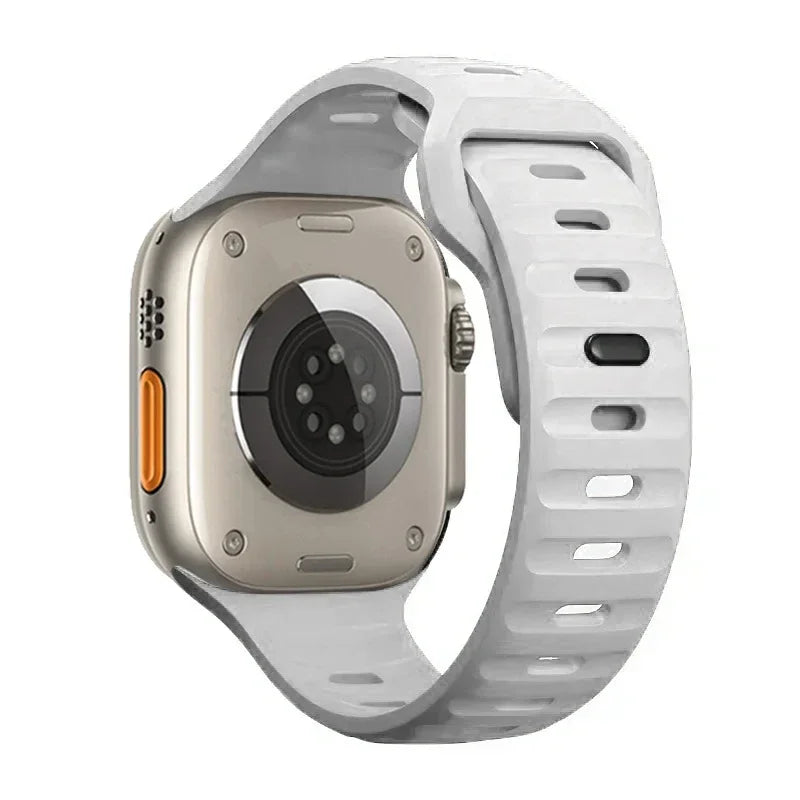 Silicone Strap for Apple Watch Band series 10 42mm 46mm 9 8 7 41 45mm ultra2 49mm 44 40 38 42mm Correa Band for Iwatch 6 SE 5 4
