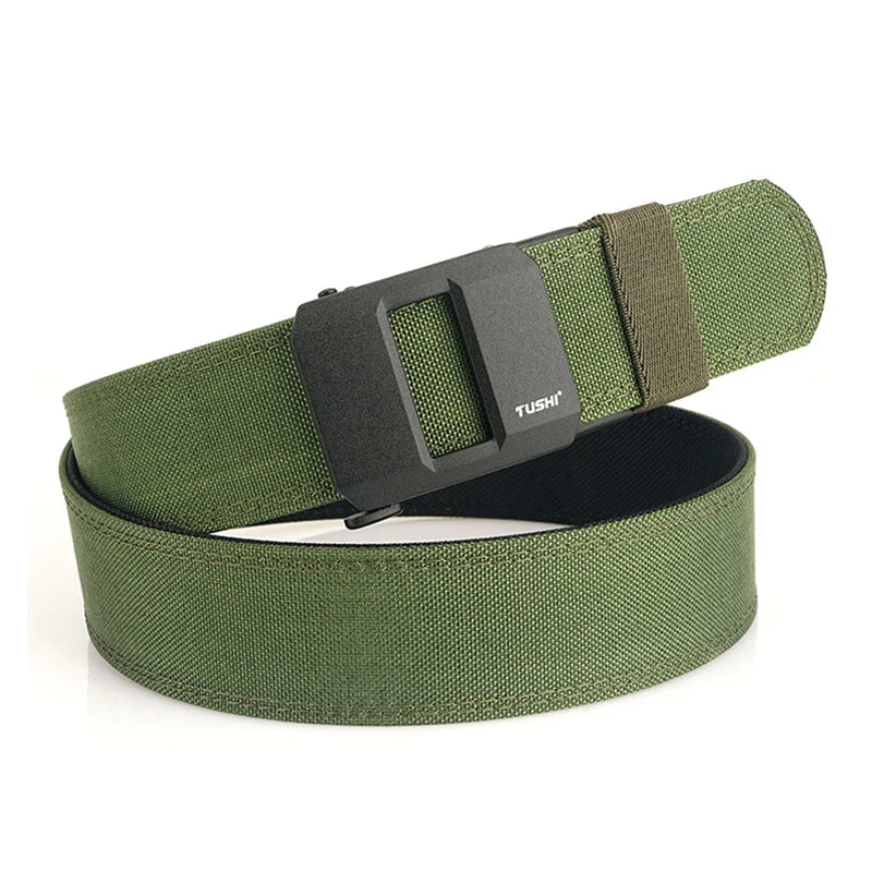 VATLTY 2024 Stiff Tactical Belt for Men Metal Automatic Buckle Military Police Duty Belt 1100D Nylon Gun Belt Casual Girdle Male