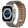 Ocean Strap For Apple Watch Ultra 3/2 Band 49mm 11 10 9 8 7 46mm 45mm 41mm Silicone Bracelet Belt iWatch 6 5 4 SE 44mm 42mm band