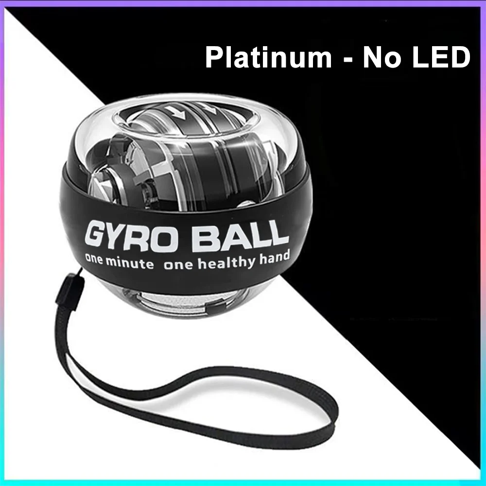 Portable Self-lifting Wrist Gyro Grip Ball Forearm Trainer Strength Exerciser to Build Arm and Finger Muscles
