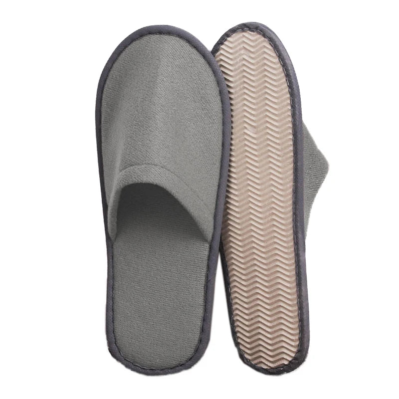 Women Men Plush Home Slippers soft Fluffy Slipper Couples Indoor Floor Shoes Anti-Slip Hotel Slipper Bedroom Silent Slides