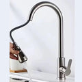 Black  Kitchen Faucet Pull Out Brushed Nickle Stainless Steel Kitchen Mixed Tap Kitchen Sink Tap