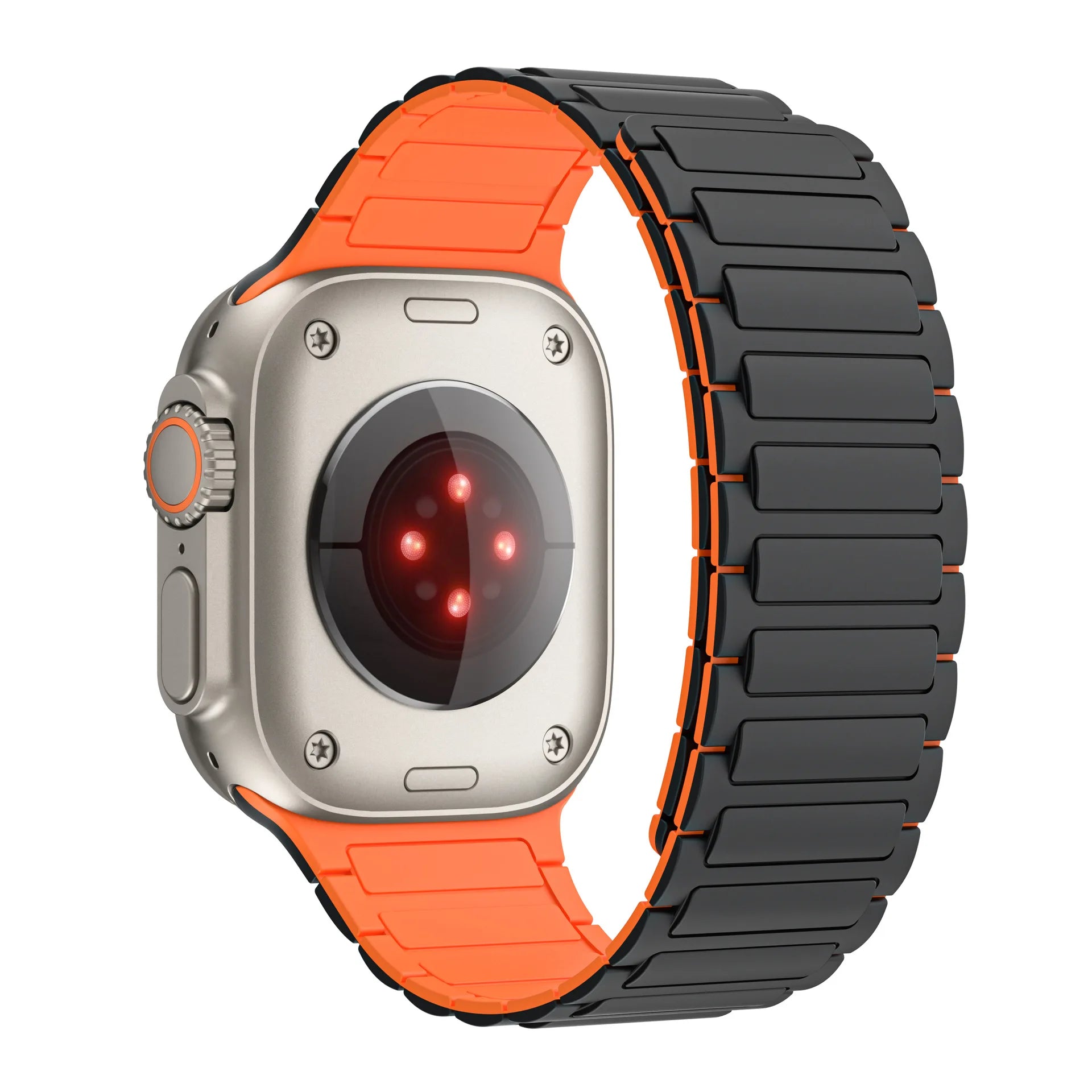 Magnetic Silicone Band for Apple Watch Ultra 3 2 49mm 46mm 42mm 45mm 44mm 40 41mm Strap IWatch Series 11 10 9 8 7 6 SE Bracelet