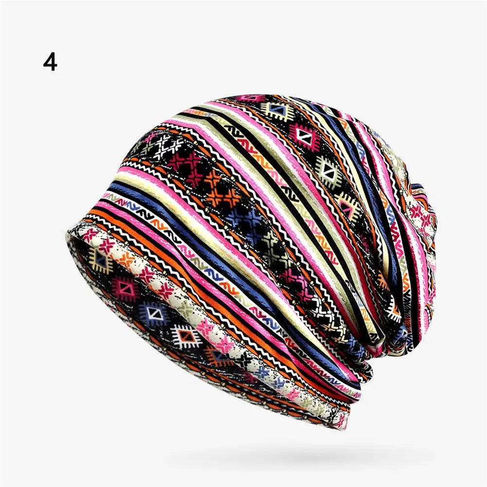 Cotton Soft Beanies Sleep Caps Winter Warm Chemo Hat Women Turban Hat Head Wrap Muslim Hijabs