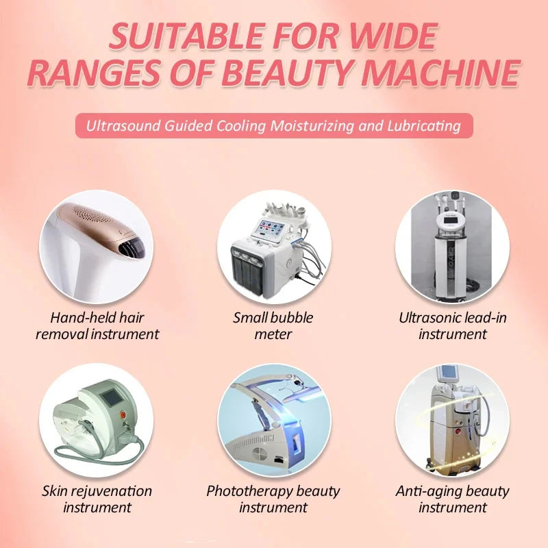 300ml Freezing Cool Gel Hair Removal Cream for Full Body Laser Hair Removal Equipment Skin Care Body Slimming Cream Women Men