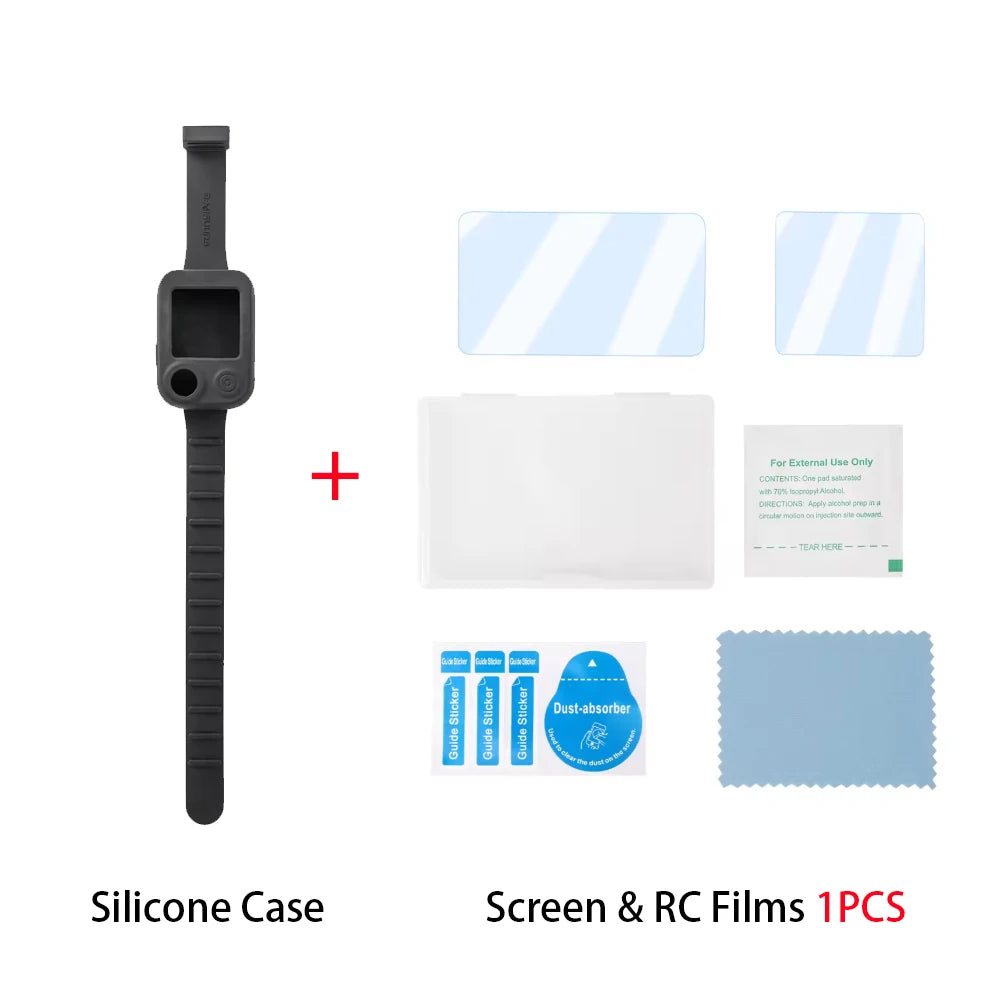 Sunnylife Tempered Glass Film for DJI Pocket 4P/4/3 Screen Film & Remote Control Film Combo for DJI Osmo Pocket 4P Accessories