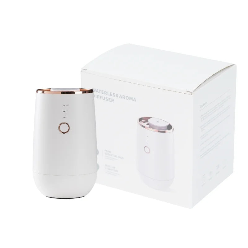 Mini Home Waterless Essential Oils Diffuser Car Fragrance Aromatherapy Diffuser Higher Atomizing Efficienc Home Air Freshener