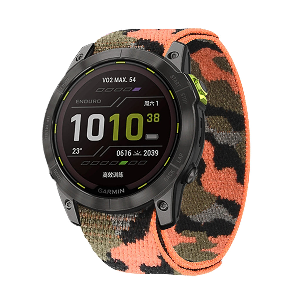 Hook Loop Nylon Strap For Garmin Fenix 7X 7 6X 6 Pro 5 5X Plus 3 HR Epix Gen 2 MK2i 955 945 Band 26mm 22mm Bracelet Wristbands