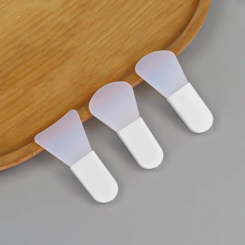 3Pcs Silicone Facial Mask Brush Professional Mud Cream Brushes Facial SkinCare Tools Mud Film Applicator DIY Tool Beauty Salon