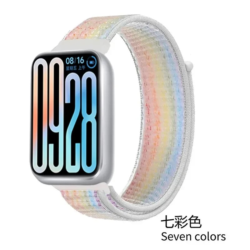 Nylon Strap for Xiaomi Redmi Watch 4/5/6 Adjustable Wristband Sport Watchband for Mi band 9 Pro/Mi Band 8 Pro Belt Accessories