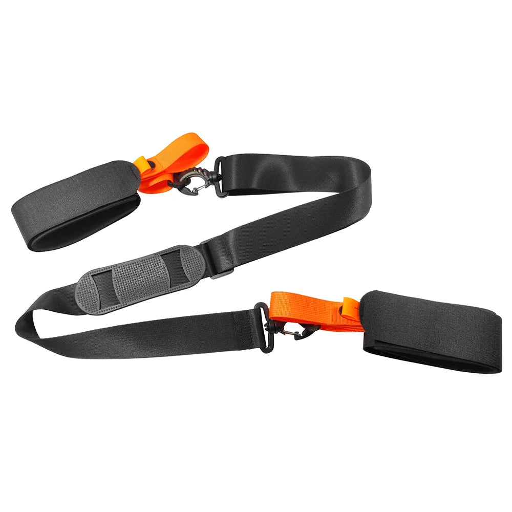 Ski Pole Carrying Strap Adjustable Ski Pole Shoulder Strap Skiboard Fixed Strap with Ant-Slip Pad For Outdoor Ski board New