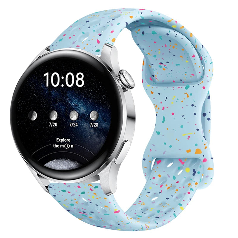 20mm 22mm Silicone Band For Huawei Watch GT6 GT6 Pro 46mm Sport Strap For Huawei Watch GT5Pro GT2 3 4 5 46mm 42mm /GT3Pro 43mm