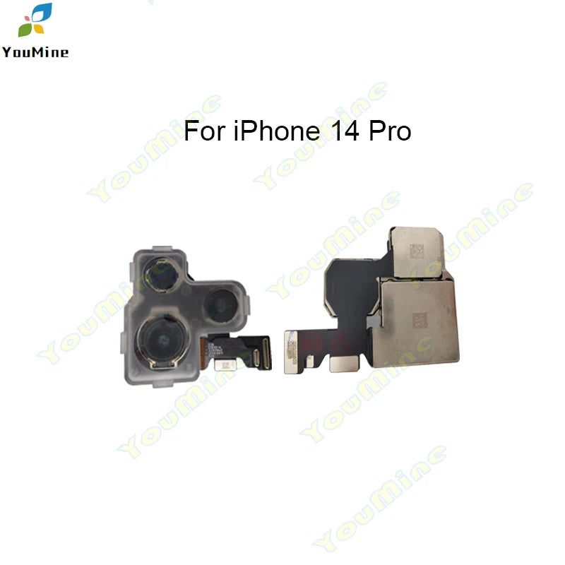 Quality Rear Camera For iPhone 12 mini 13Pro 14 Pro Max Back Camera For iphone 13 mini 14 Plus Rear Main Lens Flex Cable Camera