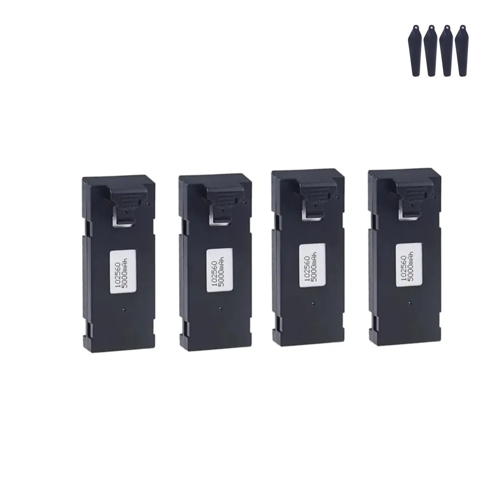 Upgrade 3.7V Drone Battery Accessory 5000mAh For E88 E88 PRO E99 PRO E525PRO Mini Uav Drone Battery 4K Drone Spare Parts Battery