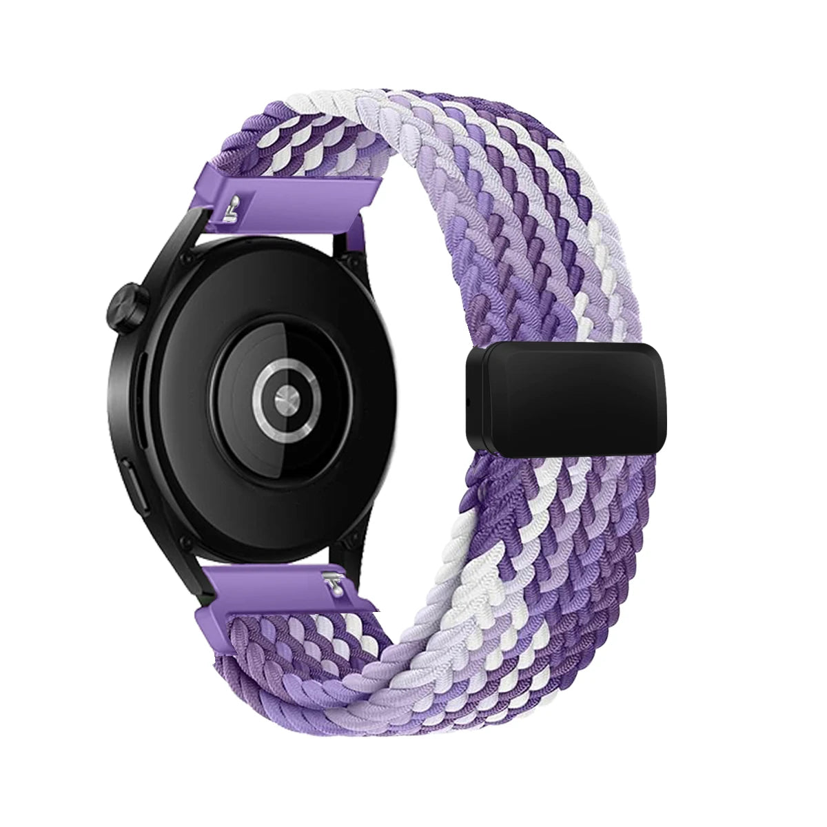 18/20/22 Braided Loop for Garmin Venu/3/3s/Forerunner 265S/265/645 Band Elastic Wristband Magnetic Buckle for Garmin VivoMove3