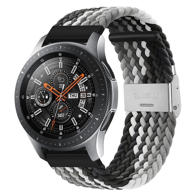 20mm 22mm Nylon strap for Samsung Galaxy Watch 3 42mm 46mm Gear S3 Active 2 Watch Adjustable Bracelet For Amazfit Huawei Correas