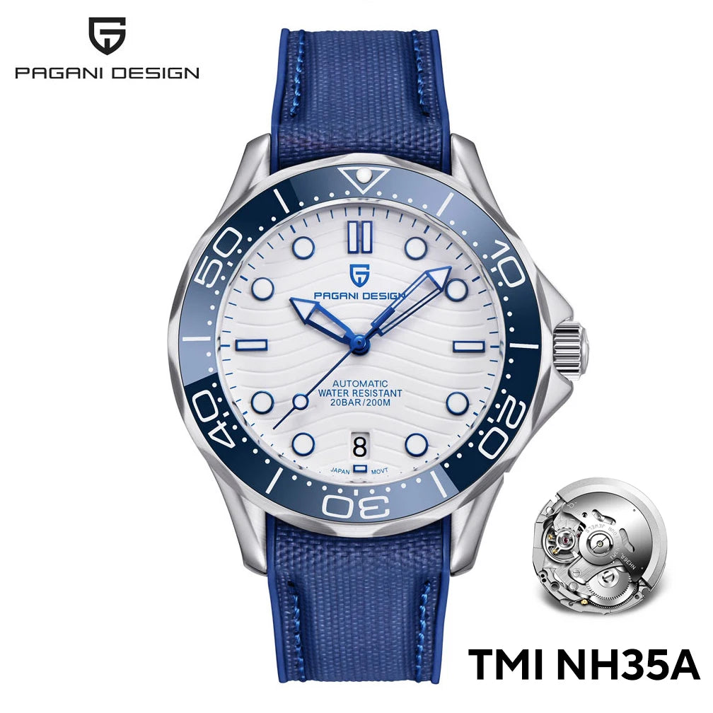 2025 New PAGANI DESIGN PD1685 Men's Watches Mechanical Wristwatch For Men Automatic Watch Men Japan NH35A 20Bar Waterproof Clock