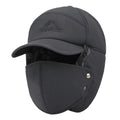 Winter Warm Thickened Artificial Fur Baseball Hat Men's and Women's Skiing Soft Extreme Cold Hat Fishing Hat Outdoor