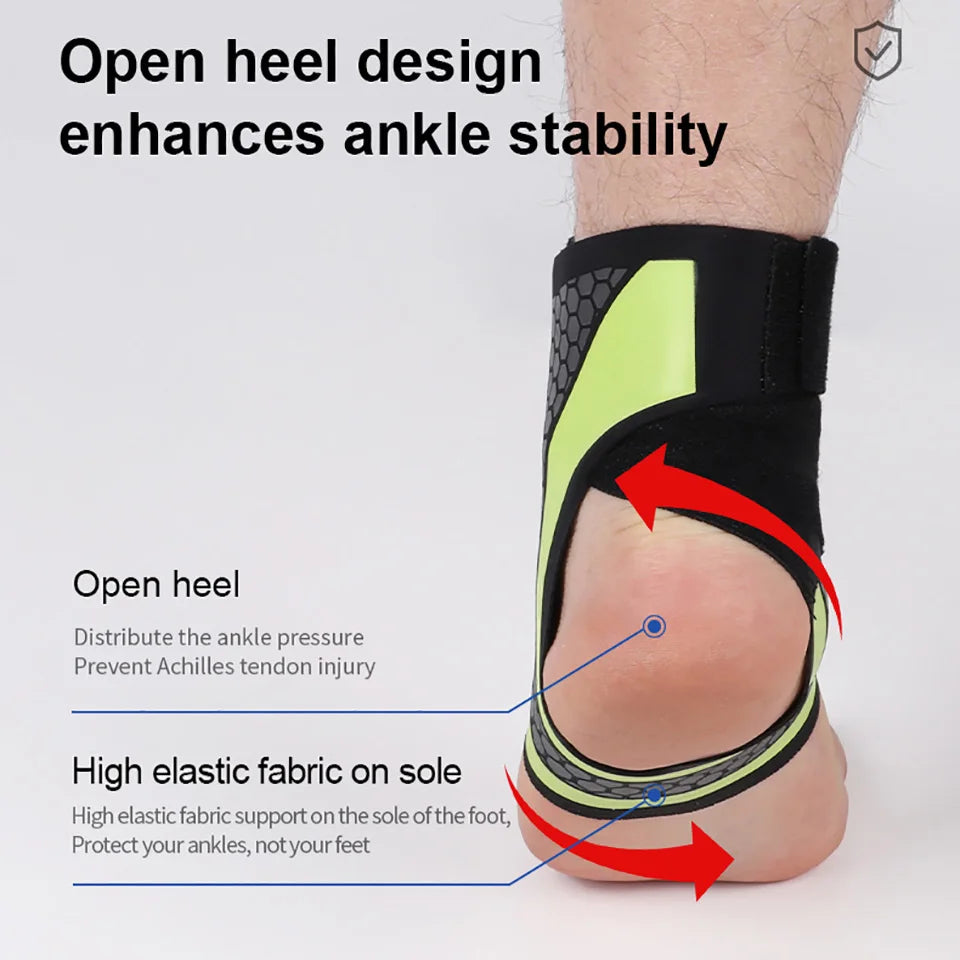 GOBYGO 1Pcs Ankle Protectors Running Joint Strain Ankle Wear Tear Anti-fracture Ankle Protector Basketball Soccer Men Women