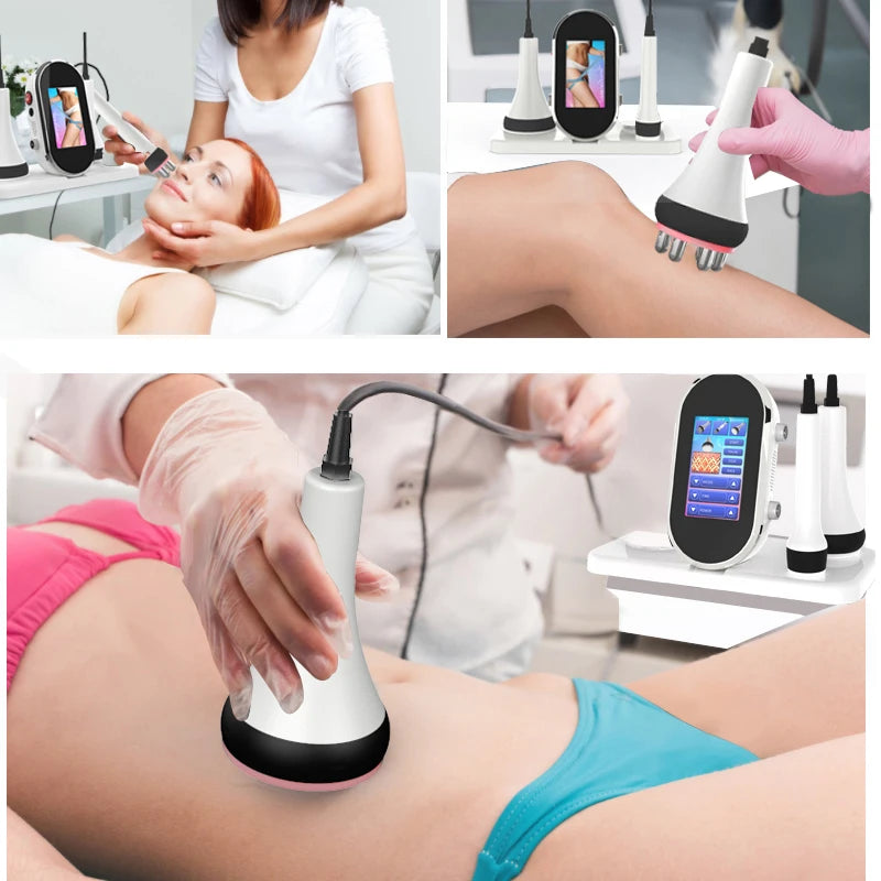 3-IN-1 Multipolar Radio Frequency 40K Cavitation Ultrasonic Slimming Skin Lifting Anti-Cellulite Fat Removal Body Massager Tools