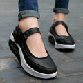 Air-Cushion Nurse Shoes, Women's Soft-Soled, Breathable, Thick-Soled, Non-Slip, Non-Tiring Feet, Work White Shoes, One-Step Flat