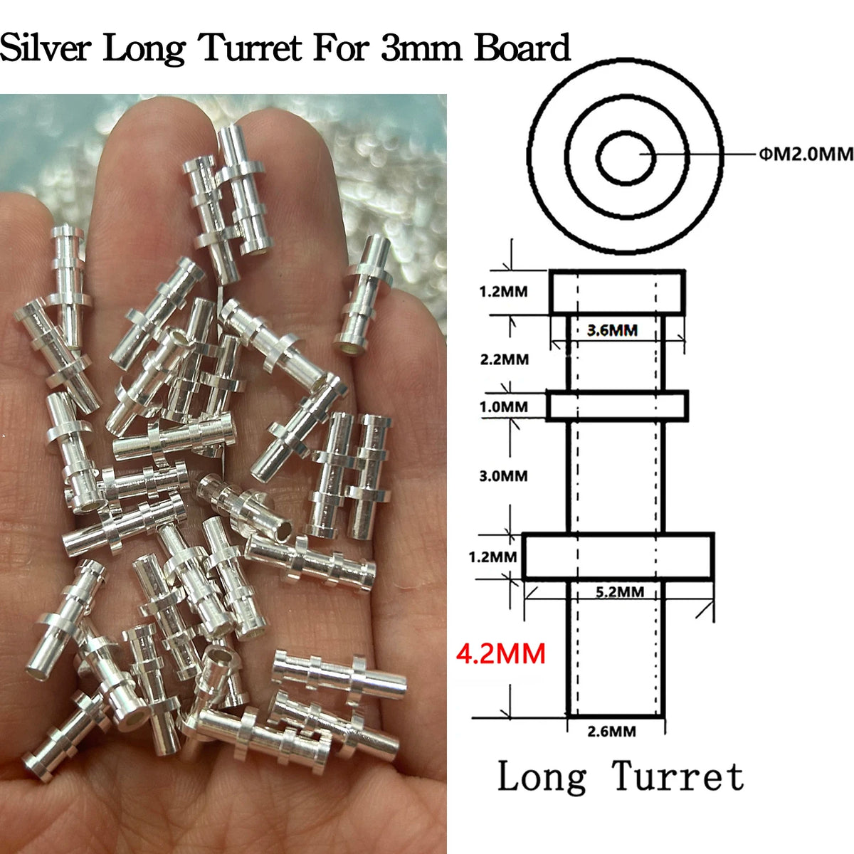 DIY Project Turret Lug Audio Tag Board Turret Board Terminal Board For Tube Amplifier DIY Kit Copper Plated Tin Turret