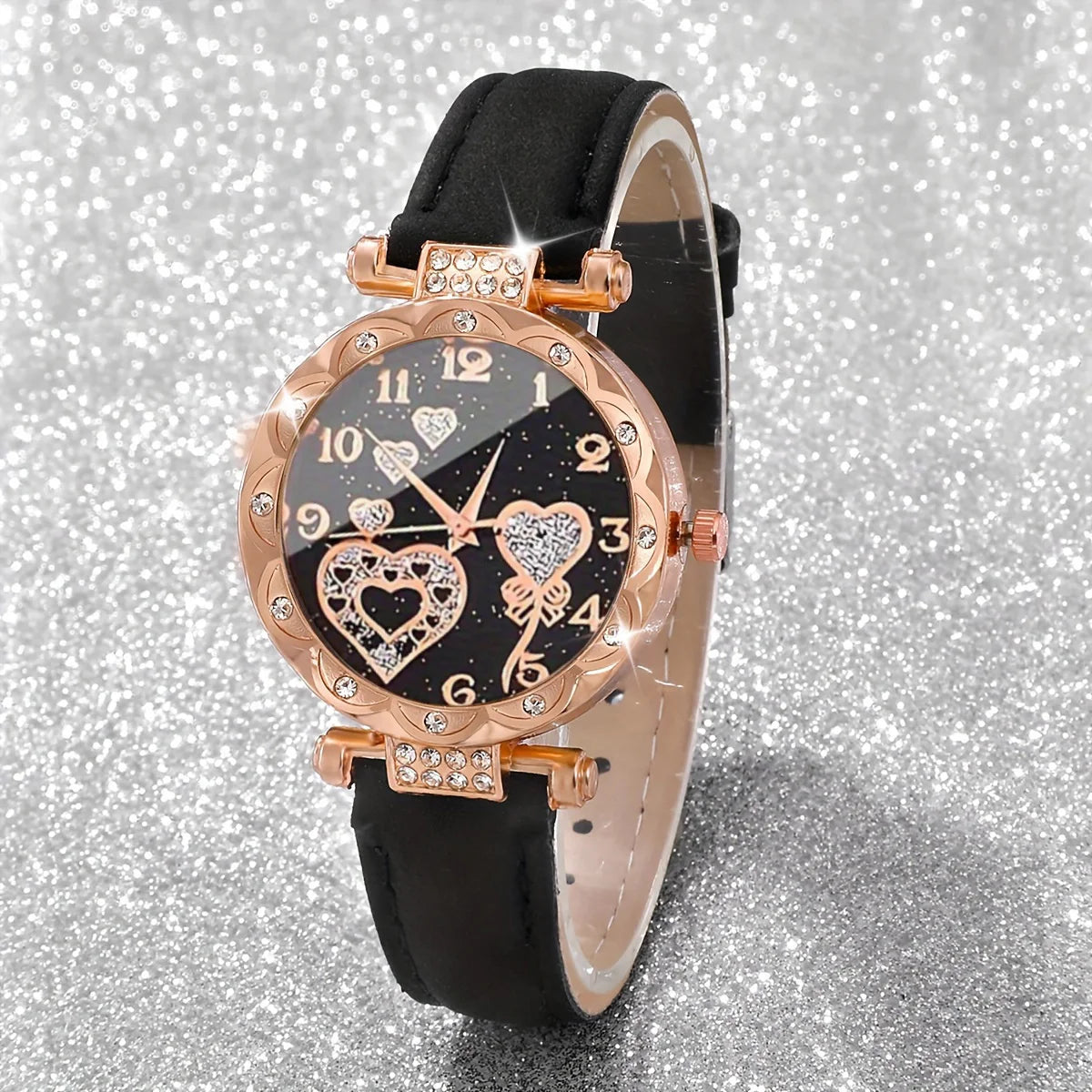 5pcs New Women's Fashion Quartz Watch, Ideal For Parties, Mother's Day & Eid Al Adha, Great Gift For Girlfriend And Best‑Friends