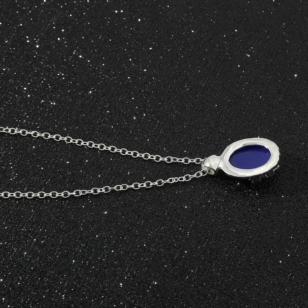 Popular Movie Vampire Diaries Necklace Elena Gilbert Vervain Romantic Crystal Pendant Necklace For Women Charm Jewelry