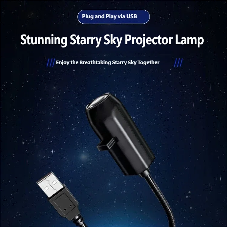 USB Moon Projection Lamp – Three Light Styles
