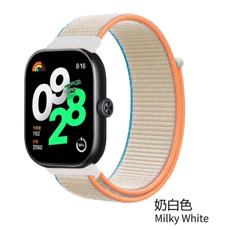 Nylon Strap for Xiaomi Redmi Watch 4/5/6 Adjustable Wristband Sport Watchband for Mi band 9 Pro/Mi Band 8 Pro Belt Accessories