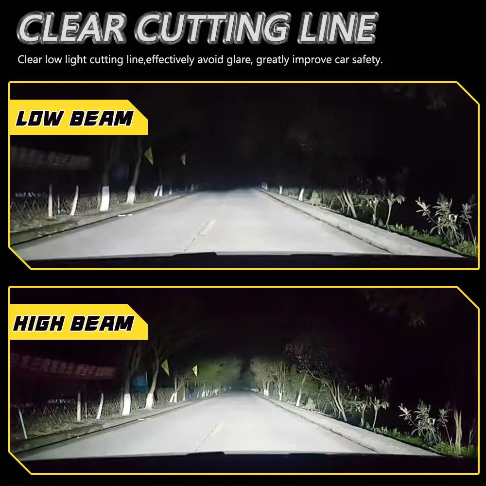 H7 H4 H1 LED Lights for Car Headlight Bulb 1000000LM Mini Wireless Auto Lamp +800% Bright Spotlights Automobile LED Headlamp 12V