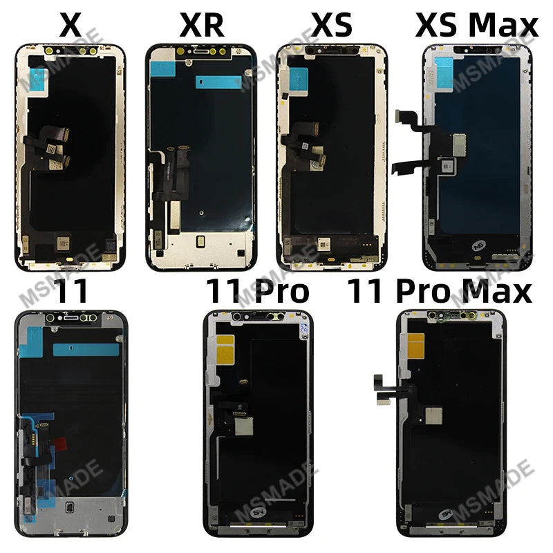 OLED 16 LCD For iPhone X XS XR 11 12 13 Pro Screen For INCELL 16 Pro Max Display 12 Mini For iPhone 14 Plus 15 pro Touch Screen