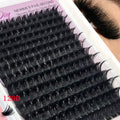 14 rows of natural Russian curly mink eyelashes 100D-200D natural thick eyelash clusters D personal eyelashes DIY eyelash extens