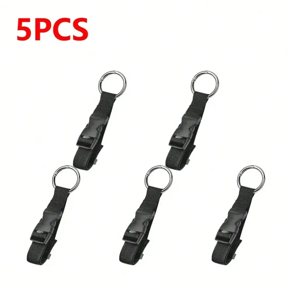 5/4/3/2/1Pcs Travel Luggage Fixed Strap Backpack External Strap Portable Strap Add-A-Bag Luggage Tag Strap Belt Jacket Holder