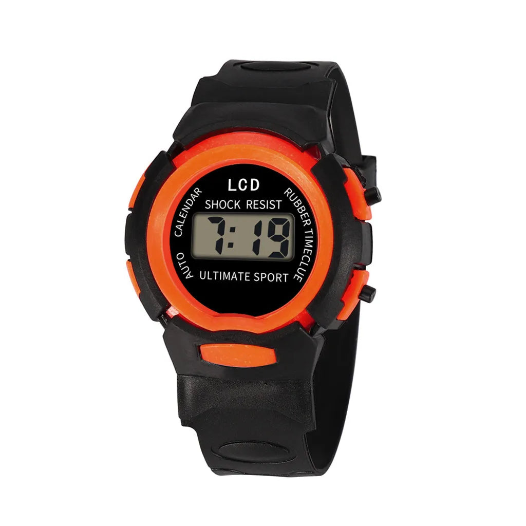 Waterproof Children Boys Digital LED Sports Watch Kids Alarm Date Watch Gift Children Casual Watches Bracelet