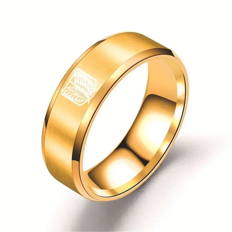 Wing-Emblem Fashion Ring – Five Colors