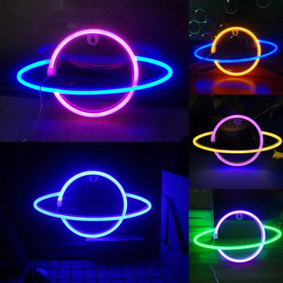 1pc, cool neon light battery/USB power supply, game room bedroom party, wedding girl boy room decoration light, birthday gift