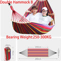 Canvas Camping Hammock with Carry Bag – Five Styles