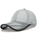 Unisex Summer Full Mesh Baseball Cap Trucker Cap Trucker Caps Men Fishing Hat Quick Dry Golf Running Hat Adjustable Snapback Hat